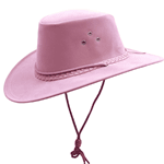 Ladies Pastel Polysuede Hat Lilac
