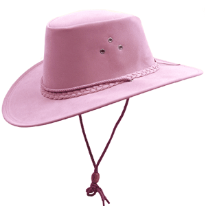 Ladies Polysuede Hat Lilac