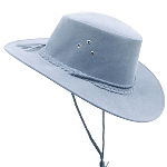 Ladies Polysuede Hat Blue