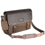EB130 Leather & Canvas Satchell