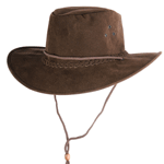 Macquarie Polysuede Hat Brown