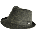 Hoxton Wool Blend Trilby Brown