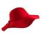 Wool Felt Hippy Hat Red - view 1