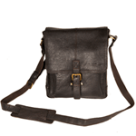 A4 Tumble Leather Messenger Bag